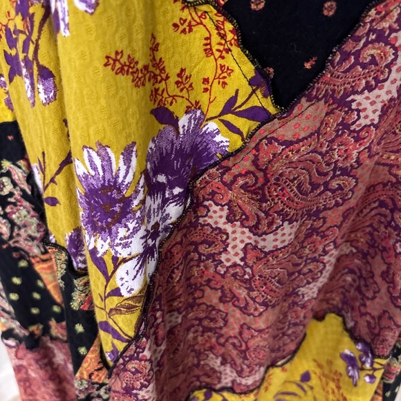 Free People Desert Flower Patched Maxi Dress Size XS- A great find! - Picture 8 of 14